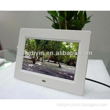 7 inch LCD screen digital photo frame in Shenzhen,China